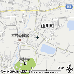 福岡県久留米市山川町655周辺の地図