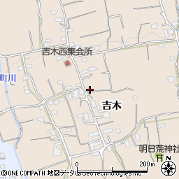 福岡県久留米市草野町吉木1659周辺の地図