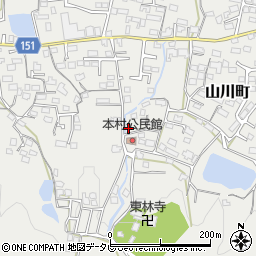 福岡県久留米市山川町640周辺の地図