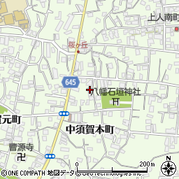 大分県別府市北石垣1060周辺の地図