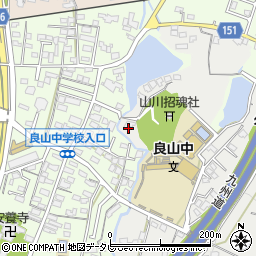 福岡県久留米市山川町41周辺の地図