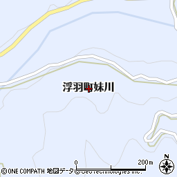 福岡県うきは市浮羽町妹川周辺の地図