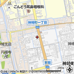 佐賀県神埼市神埼町本堀3180-14周辺の地図