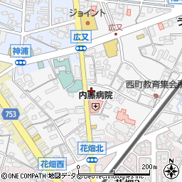 福岡県久留米市西町1196-8周辺の地図