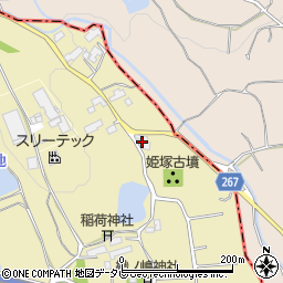 佐賀県小城市東分159周辺の地図