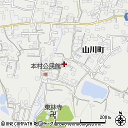 福岡県久留米市山川町651周辺の地図