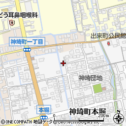 佐賀県神埼市神埼町本堀3172周辺の地図