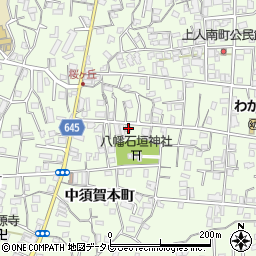 大分県別府市北石垣1052周辺の地図