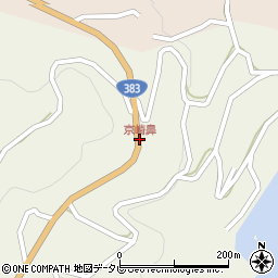 京崎鼻周辺の地図