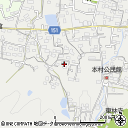 福岡県久留米市山川町293周辺の地図