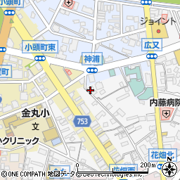 福岡県久留米市西町1225周辺の地図