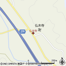 仏木寺周辺の地図
