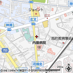 福岡県久留米市西町1506周辺の地図