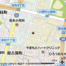 〒830-0046 福岡県久留米市原古賀町の地図