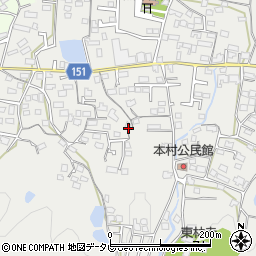 福岡県久留米市山川町305周辺の地図