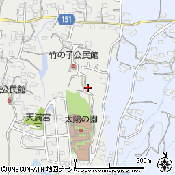 福岡県久留米市山川町1098周辺の地図