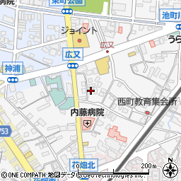 福岡県久留米市西町1505周辺の地図