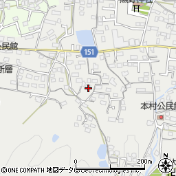 福岡県久留米市山川町290周辺の地図