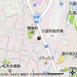 カースタレンタカー久留米諏訪野町店周辺の地図
