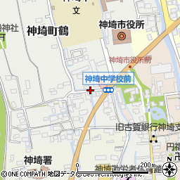 神埼町鶴akippa駐車場周辺の地図