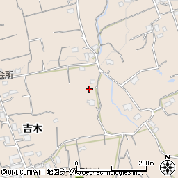 福岡県久留米市草野町吉木2026周辺の地図