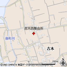 吉木西集会所周辺の地図
