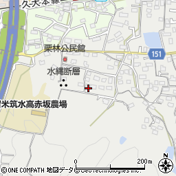 福岡県久留米市山川町153周辺の地図