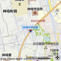 櫛田宮前周辺の地図