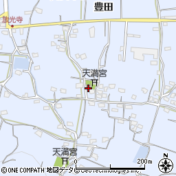 高椋公民分館周辺の地図