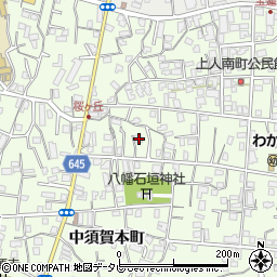 大分県別府市北石垣1041周辺の地図