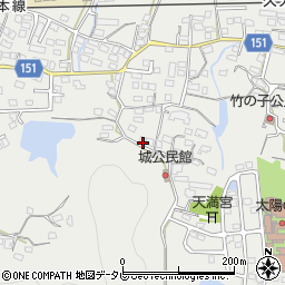 福岡県久留米市山川町884-5周辺の地図