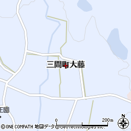 愛媛県宇和島市三間町大藤周辺の地図