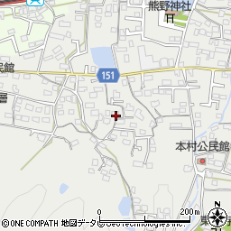 福岡県久留米市山川町289周辺の地図