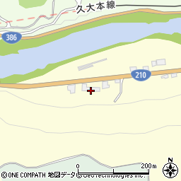 大分県日田市高井町323周辺の地図