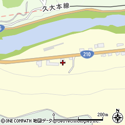 大分県日田市高井町324周辺の地図