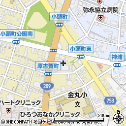 福岡県久留米市原古賀町30周辺の地図