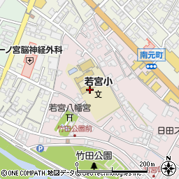 日田市立若宮小学校周辺の地図