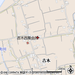 福岡県久留米市草野町吉木1601周辺の地図