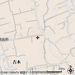 福岡県久留米市草野町吉木2034周辺の地図