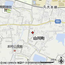 福岡県久留米市山川町681周辺の地図