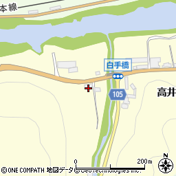 大分県日田市高井町167周辺の地図