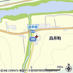 大分県日田市高井町105周辺の地図