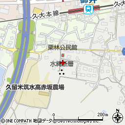福岡県久留米市山川町135周辺の地図