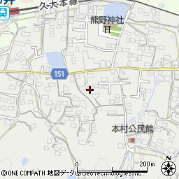 福岡県久留米市山川町408周辺の地図