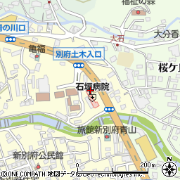 石垣病院周辺の地図