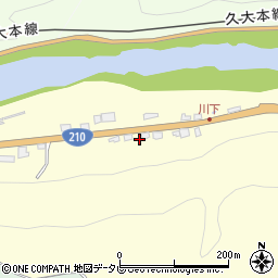 大分県日田市高井町276周辺の地図