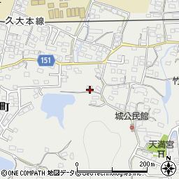 福岡県久留米市山川町874周辺の地図