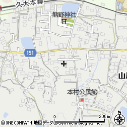 福岡県久留米市山川町397周辺の地図