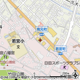大分トヨタ自動車日田店周辺の地図