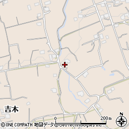 福岡県久留米市草野町吉木2117周辺の地図